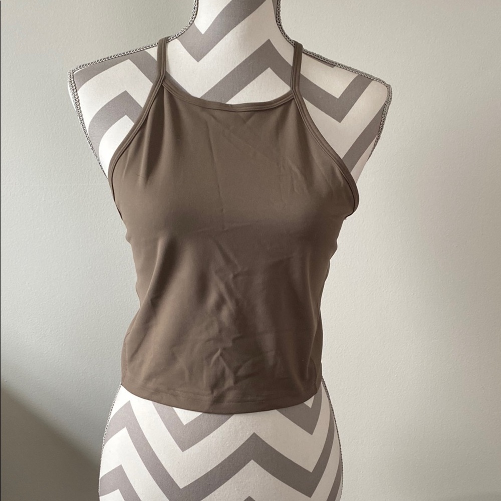 lululemon athletica Brown Halter Top